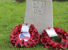 Josef Gutvald m� hrob v Cattericku v severn� Anglii.