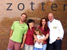 Josef Zotter s rodinou.