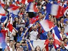 Francouztí fanouci na úvodním utkání Eura 2016.