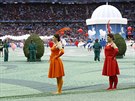 CEREMONIÁL Slavnostní zahájení mistrovství Evropy 2016 na paíském stadionu v...