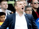 Trenér eských fotbalist Pavel Vrba bhem úvodního utkání mistrovství Evropy...