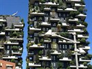 Bosco Verticale v Milán, mnoství zelen odpovídá lesu o ploe zhruba 10 000...