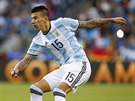 Argentinský obránce Victor Cuesta na turnaji Copa América