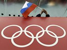 Dovlála? Ruská vlajka me k atletických disciplín v Riu vymizet.