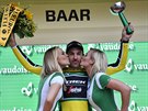 Fabian Cancellara slaví vítzství v prologu na etapový závod Kolem výcarska.