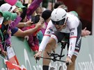 Fabian Cancellara na trati úvodního prologu etapového závodu Kolem výcarska
