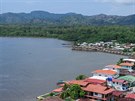 Z pístavu v Portobelu odjídí plachetnice smr kolumbijská Cartagena