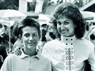 Zuzana Bubílková se synem Tomáem ped rokem 1989