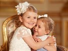 védská princezna Estelle a její sestenice princezna Leonore (27. kvtna 2016)
