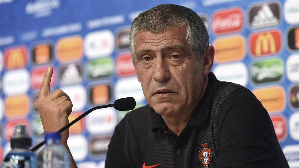 Trenér portugalské reprezentace Fernando Santos.