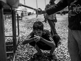 Uprchlický tábor Dibaga v iráckém Kurdistánu (15. června 2016)