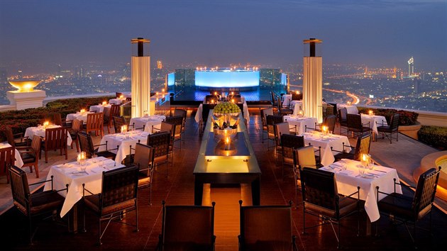 Restaurace Sirocco (Bangkok, Thajsko)