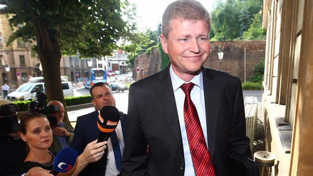 Olomoucký vrchní státní zástupce Ivo Itvan dorazil na jednání Bezpenostní...