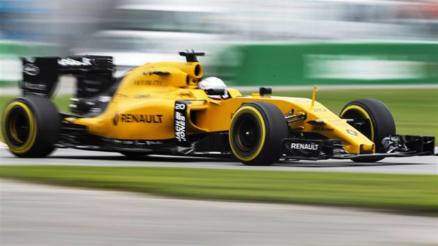 Kevin Magnussen bhem trninku na Velkou cenu Kanady formule 1