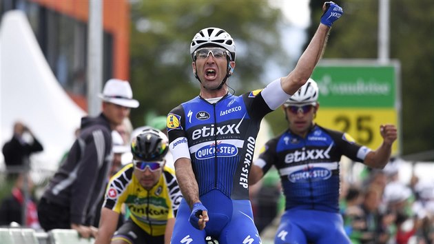 Maximiliano Richeze triumfln dojd do cle 4. etapy Kolem vcarska.