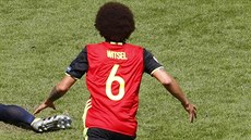 EKÁNÍ U KONCE. Axel Witsel se za belgický národní tým trefil po 653 dnech a...