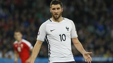 Útoník Andre Pierre Gignac nastoupil proti výcarsku v základní sestav...