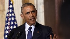 Barack Obama promluvil o masakru v Orlandu po zasedání Rady národní bezpenosti...