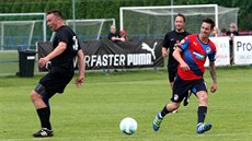 Milan Petr�ela v p�ípravném utkání proti Kozolupám.