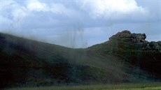 Za zdí  krajina Islandu  Ale kolikrát se ped zimou filmai neukryli. Scény...