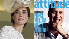 Vévodkyn Kate na dostizích v Ascotu a princ William na obálce magazínu Attitude