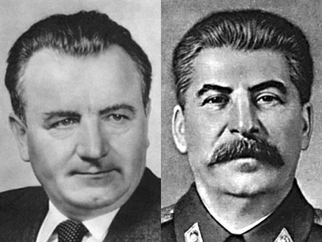 Klement Gottwald a Josif Vissarionovi Stalin