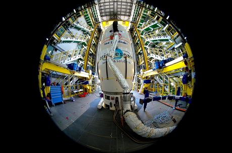 Lisa Pathfinder pipravená ke startu na kosmodromu Kourou. Do vesmíru ji vynesl...