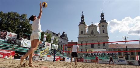 Písená aréna kvli festivalu Slovácké beachové léto kadoron vzniká na...