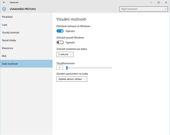 Tipy a triky pro Windows 10