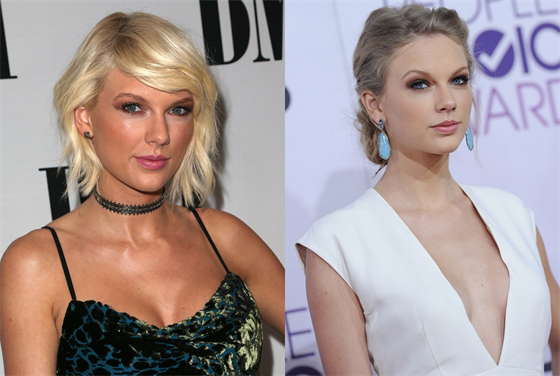 Taylor Swiftová letos a v roce 2013