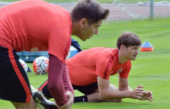 Sparantí fotbalisté na tréninku, ilustraní snímek