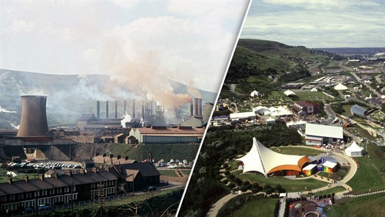 Ebbw Vale bylo jet v edesátých letech oceláským centrem Walesu, pak továrny...
