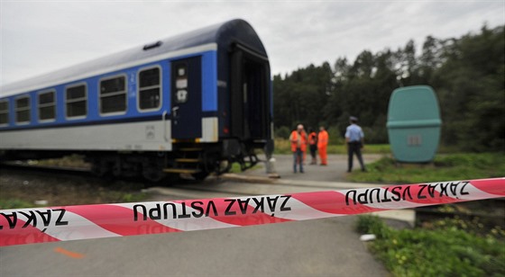 Mu zablokoval vlakovou dopravu v Teplicích (ilustraní snímek).