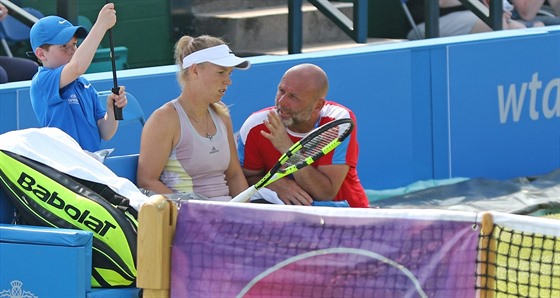 David Kotyza a jeho dánská svenkyn Caroline Wozniacká.