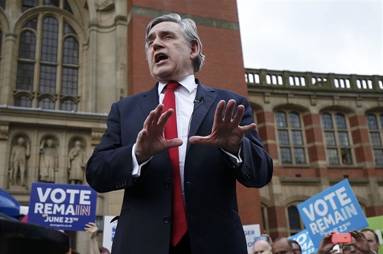 Britský expremiér Gordon Brown