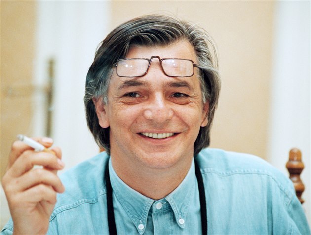Prezident Mezinárodního filmového festivalu Karlovy Vary Jií Bartoka (1994)