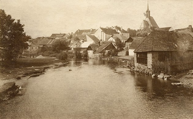 Dolní Dvořiště kolem roku 1910
