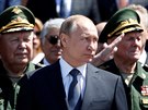 Ruský prezident Vladimir Putin na vzpomínkové akci pi píleitosti 75. výroí...
