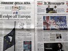 Téma brexitu v italském tisku (25. června 2016)
