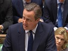 Britský premiér David Cameron ení ve Westminsteru (29. ervna 2016)