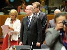 eský premiér Bohuslav Sobotka ped zaátkem summitu EU v Bruselu (28.6.2016).