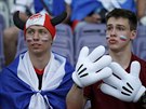 RUSKÝ MICKEY. Píznivci fotbalist Ruska ped duelem proti Walesu.