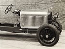 Podvozek automobilu koda-Hispano-Suiza vyrábný v Plzni