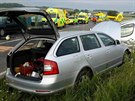 �tern� nehoda u Doln�ch �edic nedaleko Holic na Pardubicku.