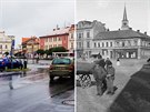 Nymburk dnes a na snímku z roku 1900.