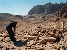 Jordánské archeologické nalezit Petra