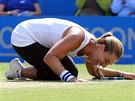 Dominika Cibulková práv vyhrála tenisový turnaj v Eastbourne, kdy ve finále...