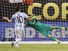 Lionel Messi neuspl v penaltovém rozstelu finále Copy América proti svému...