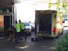 Dlníky v V Kostomlatech nad Labem zasáhl proud, jeden skonil v nemocnici na...