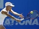 Jelena Vesninová ve tvrtfinále v Eastbourne.